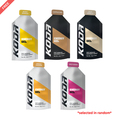 FREE Koda Energy Gel & Electrolyte Powder - NOT FOR SALE!